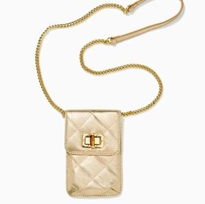 Quilted Lindley Leather Phone Crossbody